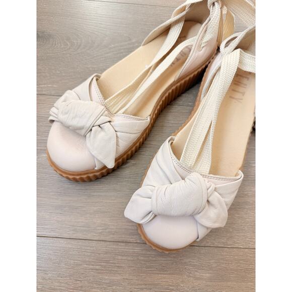 PUMA x FENTY Off-White Rhianna‎ Bow Creeper Strapy Sandals US 10 EU 41 Coquette - Picture 5 of 7